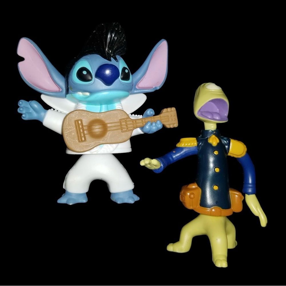 McDonald’s Happy Meal ELVIS STITCH AGENT PLEAKLEY Disney Lilo&Stitch Figure Lot